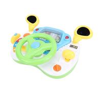 Cuifati Volante per Bambini Giocattolo Educazione Precoce Controller di Guida Simulato con Musica Dinamica Ed Effetti Sonori dell'auto, Giocattolo Elettrico Interattivo per l'apprendimento per