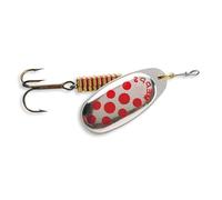 Cuiller Tournante A Palette Ovale - Mepps Comet N°1-3,5G - Argent Points Rouges