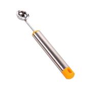 Cuillère Boule Pastèque - Outil Double Taille Pour Fruits, Légumes, Glace | Accessoire Cuisine Professionnel Anti-Dérapant | Pour Sorbet, Beurre, Quenelle Maison, Chef