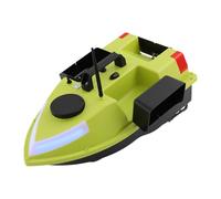 Cuisaincraty Barca Esca, Ammorcatore GPS, Nave Radiocomandata, 600m | Doppio motore 390, 1.8m/s, 99pts GPS, ritorno auto, 2 batterie 5200mAh, LED 7 colori, 1.5kg, lago fiume mare