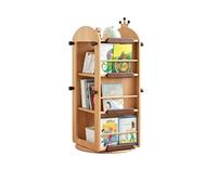 CUISGOR Libreria Creativa Piano Libreria Rotabile Piccolo Armadietto Espositore Scaffale di Immagazzinaggio Adatto per Soggiorno Studio Ufficio Libreria