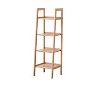 CUISGOR Libreria creativa trapezoidale in legno libreria libreria scaffale portaoggetti rack moderno armadio laterale adatto per soggiorno studio ufficio libreria