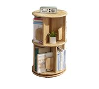 CUISGOR Libreria girevole dal pavimento al soffitto libreria multistrato scaffale portaoggetti libreria adatta per soggiorno, studio, ufficio, espositore libreria (S)