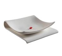 CUISGOR Piatti da Portata in Ceramica Piatti creativi for Cena in Ceramica Vassoio da Dessert Piatti da Bistecca for la casa Piatti da Ristorante for Hotel Sushi Sashimi Piatti da Pranzo(8 inch)