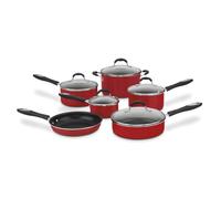 Cuisinart 55-11R Set di pentole antiaderenti Advantage da 11 pezzi, rosso