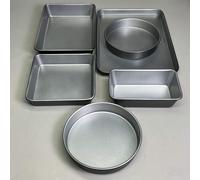 CUISINART 6-Pieces Antiaderente Stampi Set Sz 35.3cm X 18.3cm X 20 ",Grigio