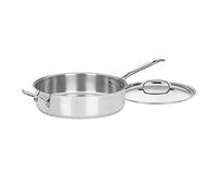Cuisinart 733 - 30H classico da chef in acciaio 5 - 1/2-quart padella con manico e copertura