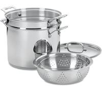 Cuisinart 77 - 412 classico da chef in pezzi 12-quart/vaporiera per pasta, Acciaio inossidabile, Stainless Steel, 12 quart