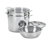 Cuisinart 77 - 412 classico da chef in pezzi 12-quart/vaporiera per pasta, Acciaio inossidabile, Stainless Steel, 12 quart