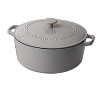 Cuisinart Cast Iron Casserole, Dutch Oven, 7-Quart, Cool Grey