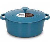 Cuisinart Cast Iron Casserole Dutch Oven, Teal, 7 Quart