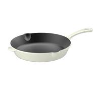 Cuisinart CI22-24CMT Chef's Classic - Padella rotonda in ghisa smaltata, 25,4 cm, crema