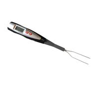 Cuisinart Forchetta digitale programmabile per la temperatura con luce LED integrata - Termometro digitale per carne, barbecue, sonda per la temperatura degli alimenti, per interni ed esterni