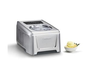 Cuisinart FreezeEase Pro - Gelatiera con compressore, 4 programmi, 14 funzioni, pronta in 40 min, 1,5L, 2 pale, mantenimento freddo 90 min, miscelazione, nessun pre-raffreddamento.