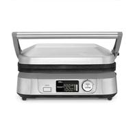 Cuisinart Grill 6-in-1: Piastra, Waffle, Grill/Piastra, Piastre antiaderenti reversibili, Display digitale, SearBlast®, Cerniera regolabile GR5E