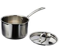 Cuisinart MCP193-18N Multiclad Pro - Padella a triplo strato in acciaio inox, 3 quarti, casseruola con coperchio