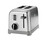 Cuisinart Tostapane a 2 fette | Fessure larghe, ideali per pane spesso e bagel | Leva di sollevamento alta | 7 livelli di doratura più scongelamento | Bollitore abbinato disponibile | Grigio ardesia