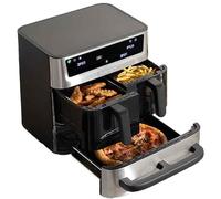 Cuisinart Tri Zone Air Fryer e forno 13,6L | Senza PFAS | 3 zone indipendenti | 2 cestelli 4,3L + forno 5L | 9 funzioni | Cottura sincronizzata e abbinata | Capacità XXXL