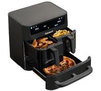 Cuisinart Tri Zone Friggitrice ad Aria e Forno 13,6 L | Senza PFAS | 3 zone: 2x4,3 L+5 L | 9 funzioni: aria, arrosto, grill, forno, riscalda, disidrata, pizza, tosta, manuale | Nero Finestra
