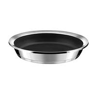 Cuisinox - YCONE - Padella 28 cm con rivestimento ceramico - Fondo termo diffusore - Adatto a tutti i piani cottura inclusa induzione - Acciaio inossidabile 18/1 - Finitura a specchio - Senza PFOA