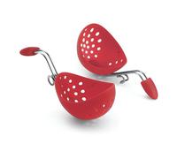 Cuisipro 747182 - Set di 2 bollitori Uovo in Silicone, Colore: Rosso