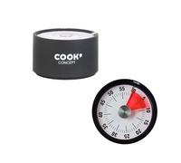 Cuisy KM4077 - Timer magnetico, Colori Assortiti | Timer magnetico, indicatore zona rossa, fissaggio al frigorifero, funziona senza pila, cottura controllata, colore casuale