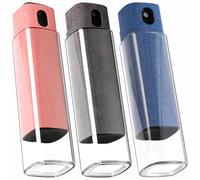 CUIUD Kit per la pulizia dello schermo, 3 pezzi, due in uno per la pulizia dello schermo, spray e salvietta, flacone spray per la pulizia dello schermo touchscreen, per