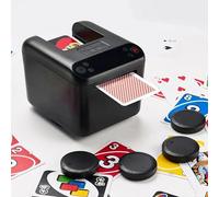 CUIYKAI Macchina per la Distribuzione Automatica di Carte Elettrica, Poker e UNO, 3 mazzi, 4 pulsanti, Modo Personalizzato e Texas Hold'em