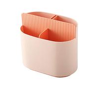cuiyoush - Portaposate rimovibile, scolapiatti per lavandino, multifunzione, con forchetta, bacchette, doppio strato, scolapiatti, colore: Rosa chiaro