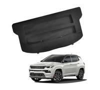 Cujjsrwp Cargo Cover per Jeep per Compass MK2 2017-2025 PORTELLONE Posteriore Manuale Non Retrattile Copertura Bagagliaio Portapacchi Anti-Peeping Copertura Bagagliaio