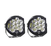 Cujjsrwp Faro Proiettore Fari Guida Automatici Faretti LED Bianchi E Gialli 3 Pollici 5 Luci Diurne A Lampada Lavoro Per Niva Per Lada Fuoristrada 4x4 Per Jeep Fari Delle Auto(White-5INCH-2PCS)
