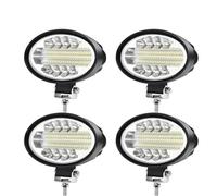 Cujjsrwp Faro Proiettore Gru Miniera Cassone Ribaltabile Carrelli Elevatori ATV Faretti A LED Trattori Luci Lavoro Ovali 5 Pollici Lampada 12 V 24 Fari Cabina Fuoristrada Fari Delle Auto(4 pezzi)