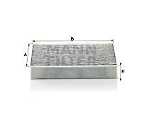 Filtro cabina MANN-FILTER CUK 2030