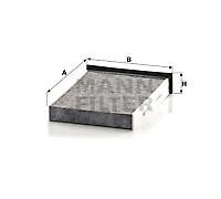 CUK 2316 MANN-FILTER Filtro, Aria abitacolo per ,RENAULT