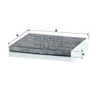 CUK 24 026 MANN-FILTER Filtro, Aria abitacolo per JEEP