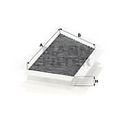 Mann Filter Filtro cabina CUK 3448 antipolline con carbonio attivato per auto/veicoli commerciali