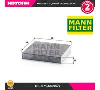 Filtro cabina MANN-FILTER CUK 20 006