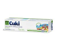 Cuki 12 PZ Sacchetti Apri & Chiudi ERMETICI con CURSORE Grande 3 LT CM 27X25 10