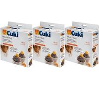 Cuki Contenitore In Carta Da Forno MUFFINS 3 CONFEZIONI-48 CONTENITORI