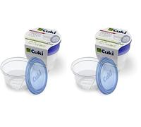 Cuki Contenitori Ermetici per Sughi, Trasparente, 5 Unità (1 confezione) (Confezione da 2)