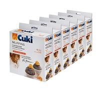 Cuki Contenitori in Carta Forno Muffins con vassoio, 6 Conf. da 16 Pezzi