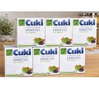 Cuki Contenitori Microonde Rettangolari 24pz 6x4 con Coperchi Riutilizzabili