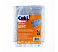 Cuki CONTENITORI RETTANGOLARI in Alluminio 100 PZ R48G 2 PORZIONI 140x210x38 mm