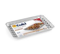 Cuki Griglie bbq in alluminio, monouso, 3 pezzi, per barbecue e grigliate, adatte anche in forno
