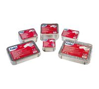 Cuki Professional - 152706397 - Contenitore in alluminio - 21,2 x 14,7 x 4 cm - 2 porzioni - coperchio incluso - Cuki Professional - pack 50 pezzi - 82645 - Conf. da 1 Pz. - 152706397