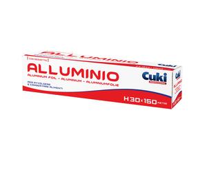 Cuki Professional - 3930015 - Roll alluminio - astuccio con seghetto - H 30 cm x150 mt - Cuki Professional - 90015 - Conf. da 1 Pz. - 3930015