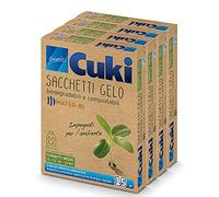 Cuki Sacchetti Gelo in MATER-BI - 23 x 32 cm - 2,5 L - 60 pz, 4 Confezioni