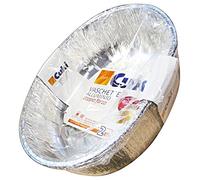 Cuki Vaschette Alluminio Doppia Forza, 2 Pezzi