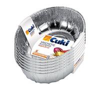 Cuki Vaschette Alluminio Pollo Arrosto, 6 Confezioni Da 2 Pezzi