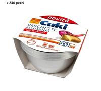 CUKI VASCHETTE ALLUMINIO Ultra Forza FORNO/MICROONDE Ø cm8 creme caramel - pz240